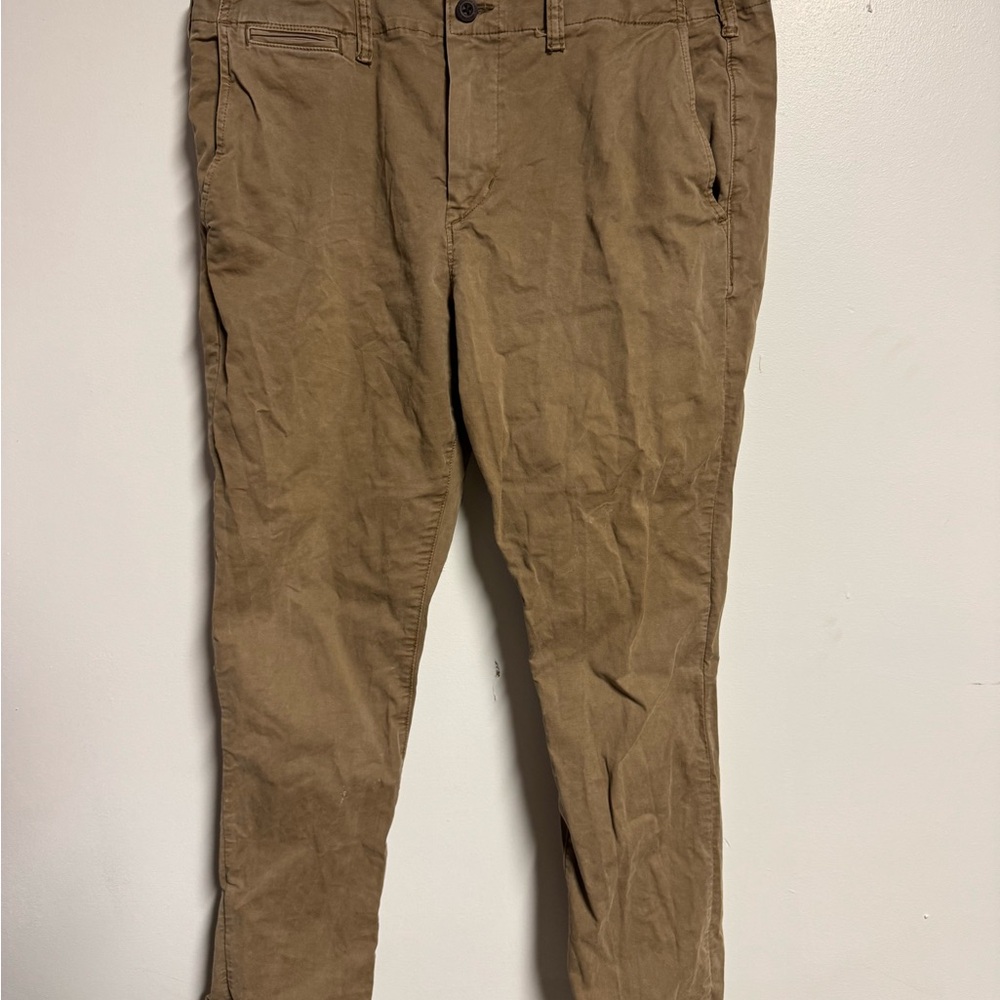 American Eagle Outfitters Tan Slim Chino Pants